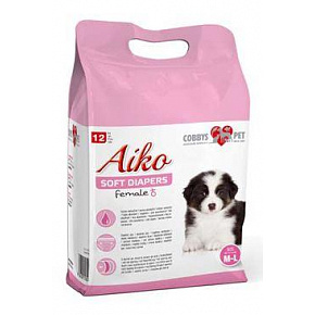 Aiko Soft Pelenkák Szukáknak M-L/36x52cm 12db