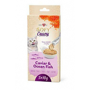 Aiko Cat SOFY krémes csemege kaviárral és tengeri hallal 5x10g