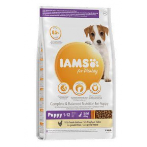 Iams Dog Puppy Small&Medium csirke 3kg