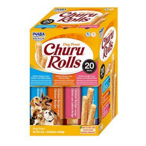 Churu Dog BOX Rolls Csirke tekercsek Válogatás 20x12g