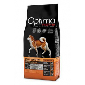 Optima Nova Dog GF Adult Sensitive Lazac&Burgonya 12kg