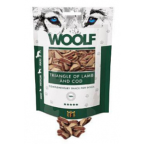 Woolf Dog Lamb and Cod Triangle jutalomfalat 100 g Woolf Dog Lamb and Cod Triangle jutalomfalat 100 g