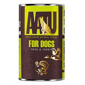 AATU Dog Duck n Turkey konz. 400g AATU Dog Duck n Turkey konz. 400g