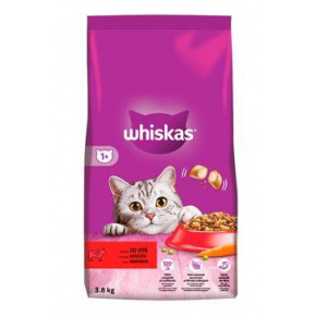 Whiskas Dry marhahússal 3,8kg