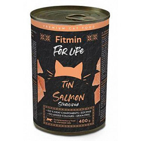 Fitmin FL macska konz. Sterilizált Lazac 400g