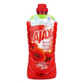 Háztartási tisztítószer Ajax Floral Red folyékony 1l