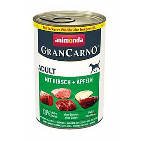 Animonda kutya GRANCARNO konz. Felnőtt szarvas/alma 400g