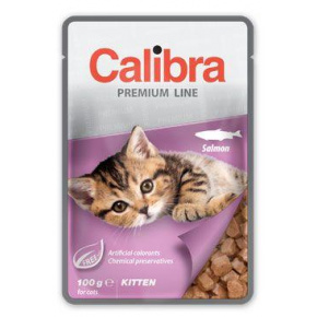 Calibra Cat pocket Premium Kitten Salmon 100g