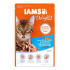 Iams Cat tonhal és hering zselés zsebben 85g