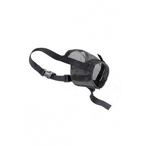 Rögzítő szájkosár hálós kutyával Ferplast S