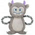 Be Eco Monster - szörnyecske, játék/húzogatós játék kutyáknak, 33 cm, poliészter/pamut, szürke