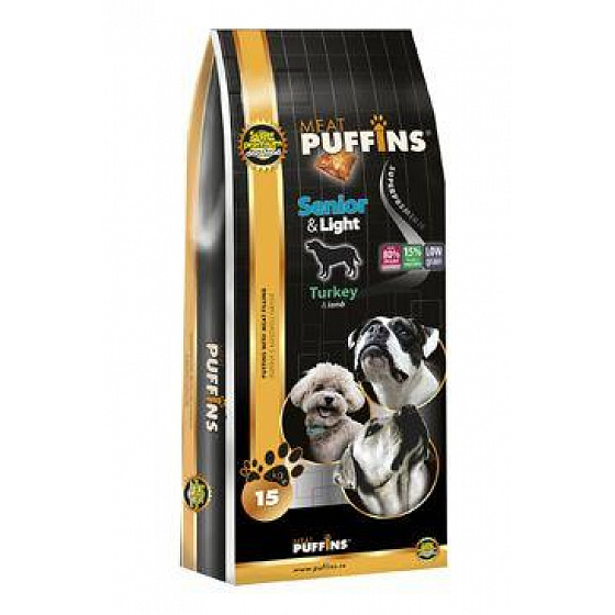 Puffins Dog Senior&Light Pulyka 15kg