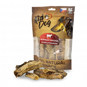 KIDDOG 100% Természetes Snack, marhatrachea 12-13 cm / 100 g