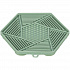 Lick´n´Snack HEXAGON tapadókoronggal - lassú etetőszőnyeg, 17 cm, TPR/műanyag, zöld