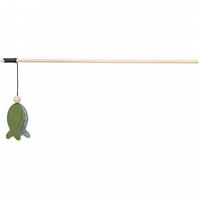 Játékbot halacskával, 48 cm, macskamentával, fa/filc Játékbot halacskával, 48 cm, macskamentával, fa/filc
