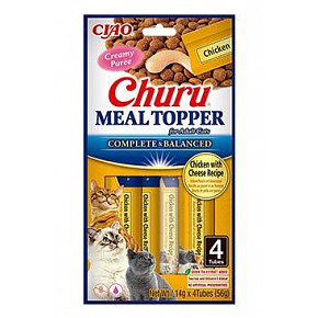 Churu Cat Meal Topper Csirke sajtos csirke recept 4x14g
