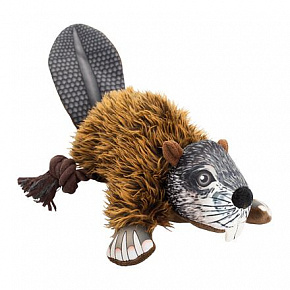 Hód a kötélen, 39 cm, plüss játék kutyáknak, HipHop Dog Hód a kötélen, 39 cm, plüss játék kutyáknak, HipHop Dog