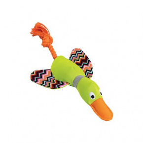 Szövetből készült, zörgő kacsa, 33 cm, plüss / pamut, HipHop Szövetből készült, zörgő kacsa, 33 cm, plüss / pamut, HipHop