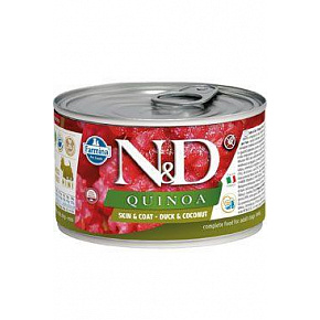N&D DOG QUINOA Adult kacsa és kókusz Mini 140g N&D DOG QUINOA Adult kacsa és kókusz Mini 140g