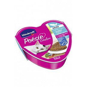 Vitakraft Cat Poésie Gelée kád lazac és spenót 85g