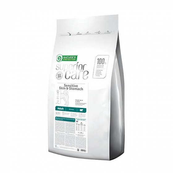 Natures P Superior care kutya GF felnőtt Sensitive skin&stomach bárány minden fajta 10 kg