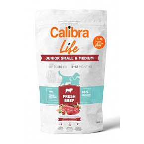 Calibra Dog Life Junior Small&Medium Friss marhahús 100g Calibra Dog Life Junior Small&Medium Friss marhahús 100g