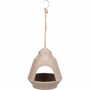 Csengő - kültéri felakasztható madáretető, 17,9 x 17,7 x 20 cm, barna - KORLÁTOZOTT AJÁNLAT