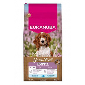 Eukanuba Dog GF Puppy Small&Medium gazdag Oc.Fish12kg