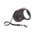 FLEXI Black Design M póráz 5m/25kg rózsaszín