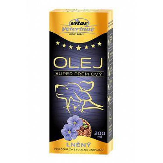 VITAR Veterinae lenmagolaj 200ml