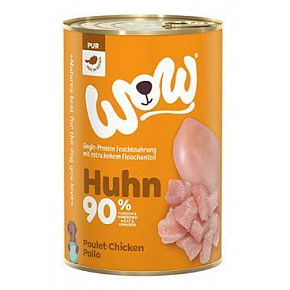 WOW Dog konz. PUR csirke monoprotein 400g WOW Dog konz. PUR csirke monoprotein 400g