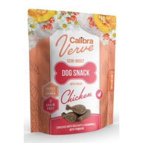 Calibra Dog Verve Semi-Moist Snack Friss csirke 150g