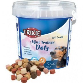 Soft Snack Mini Trainer Dots, mini tekercs lazaccal, 500g-os vödörben