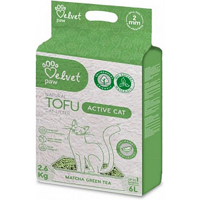 Velvet Paw Tofu macskaalom zöld tea kivonattal 6 l