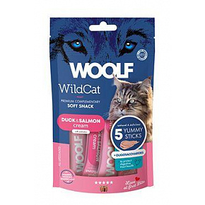 WOOLF WildCat Cream Functional Kacsa & Lazac 5x14g