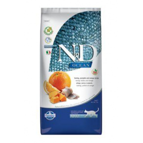 N&D OCEAN CAT Adult Hering, sütőtök és narancs 5kg