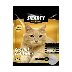 Smarty Exclusive szilikát alom, alma 16l