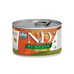N&D DOG PUMPKIN Adult kacsa és sütőtök Mini 140g N&D DOG PUMPKIN Adult kacsa és sütőtök Mini 140g