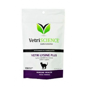 VetriScience Lysine Plus szubsztrát.immunitás macska 120g