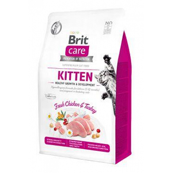 Brit Care Cat GF Cica Egészséges növekedés és fejlődés. 0,4kg