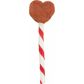 Valentine Heart Lollipop, szív alakú csirke nyalóka, 12 cm/15 g [150 db] - KORLÁTOZOTT AJÁNLAT