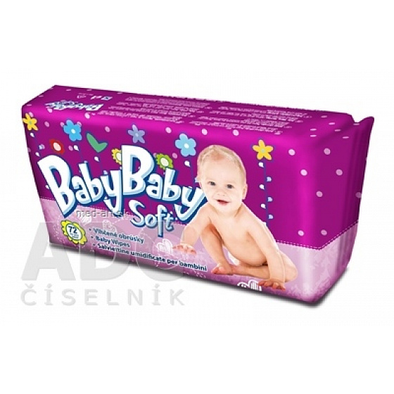 BABYBABY SOFT nedves törlőkendő 72db