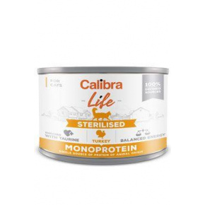 Calibra Cat Life Cons.Sterilizált pulyka 200g