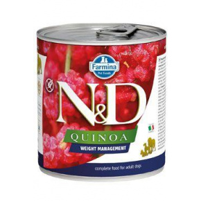 N&D DOG QUINOA hirdetés. Weight Mngmnt Bárány & Brocolli 285g