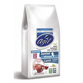 Agil Junior All Breed Sensitive GF Bárány & Szarvas 10kg