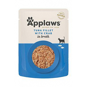 Applaws Cat kapsa Adult Broth tuňák s krabem 70g