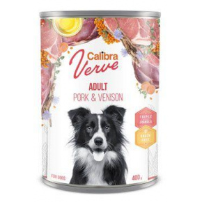 Calibra Dog Verve konz.GF felnőtt sertéshús és bélszín 400g