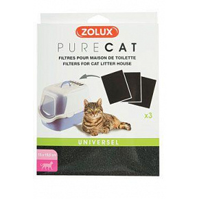 Szűrő beltéri WC-khez PURECAT 3db Zolux Zolux