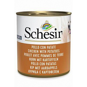Schesir Dog Cons. Felnőtt csirke/burgonya 285g