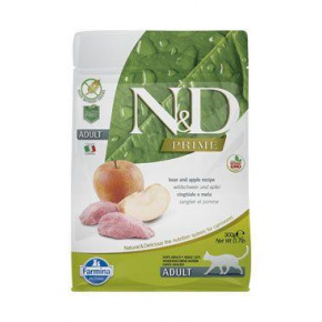 N&D PRIME CAT Adult Vadkan és alma 300g